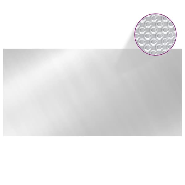 vidaXL Poolskydd silver 450 x 220 cm PE