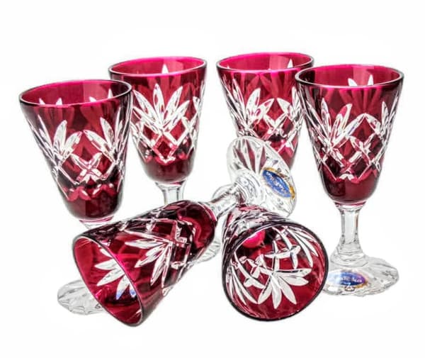 Ruby Crystal Vodka Glas 40 ml Ananas