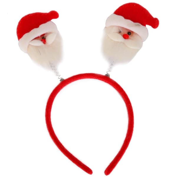 Rødt julemandens pandebånd