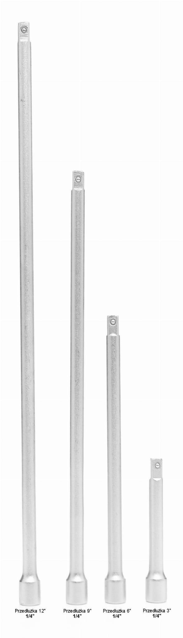 Jatkovarret 4 kpl 1/4" KD10236