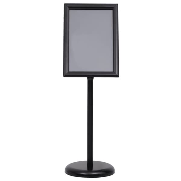 vidaXL A3 plakatstativ sort aluminiumslegering