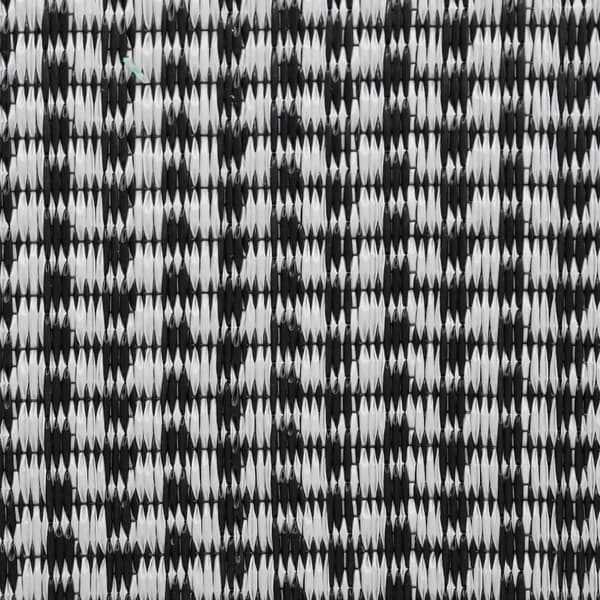 vidaXL Ulkomatto, musta, 140 x 200 cm, PP