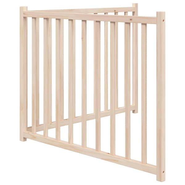 vidaXL foldbart sikkerhedsgitter til hunde, 2 paneler, 160 cm
