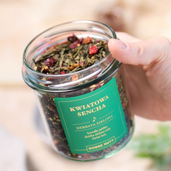 BLOMSTER SENCHA - GRØN TE - GODE NOTER 60G