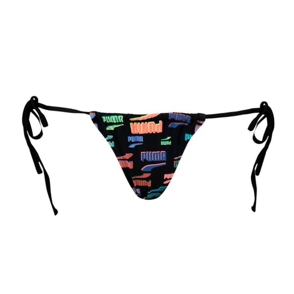 Puma Swim dame bikiniunderdel med sidebinding sort størrelse S (938066-01)
