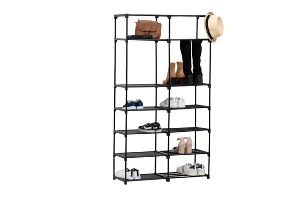 Itissa modulaarinen kenkäteline musta