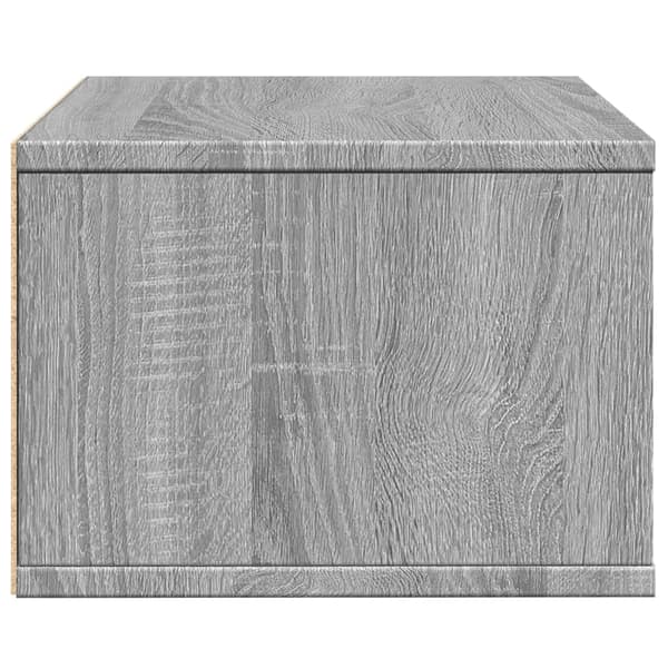 vidaXL printerstativ, grå Sonoma-eg, 40x32x22,5 cm