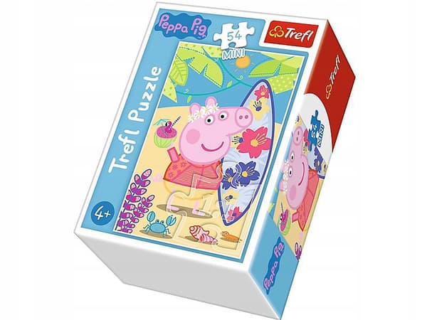 Trefl Minipussel 54 bitar Peppa Pig Strandsemester