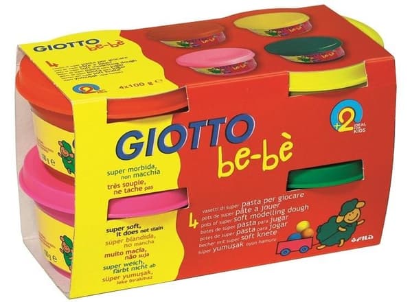 Play-Doh 4x100gr set med 3 Bebe Giotto