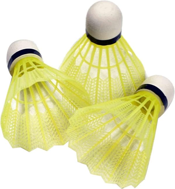 Badmintonboll i nylon, 3 delar