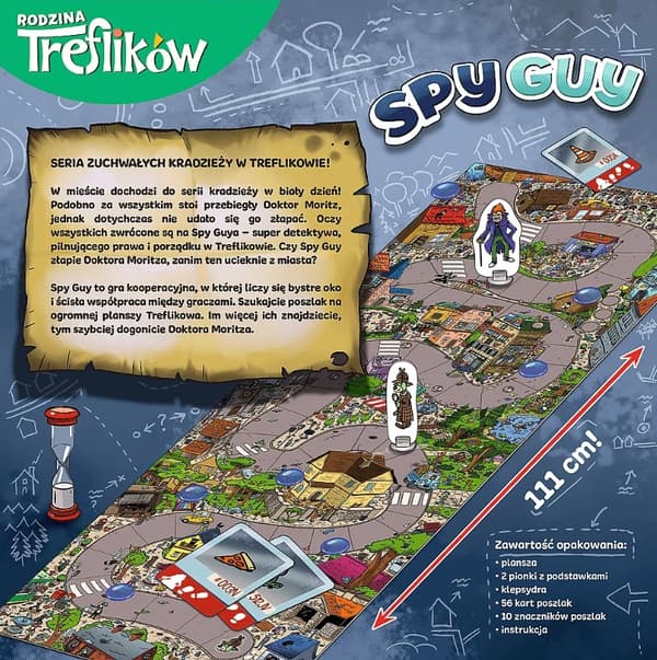 Vakooja. Treflikin perhe. Trefl-lautapeli