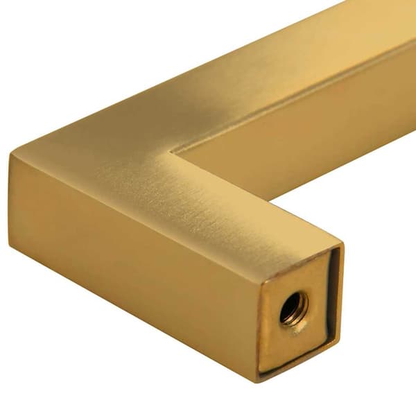 vidaXL skabsgreb, 10 stk., guld, 128 mm, rustfrit stål