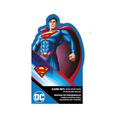 SUPERMAN KROP- & LÆBEPLEJESÆT & TEGNEBOG