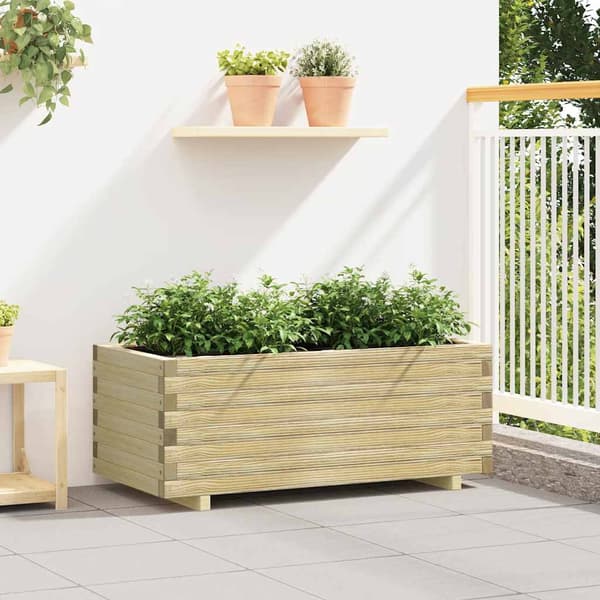 vidaXL højbed, 100 x 50 x 40 cm, rektangulær, træ