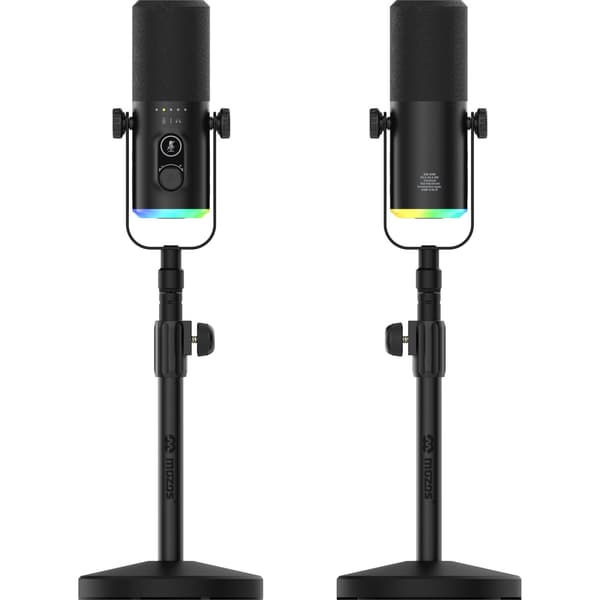 MOZOS GM-ONE Sort Dynamisk Mikrofon USB XLR RGB LED