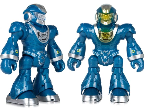Fjärrstyrd robot går, dansar, interaktiv, ljusar, sjunger