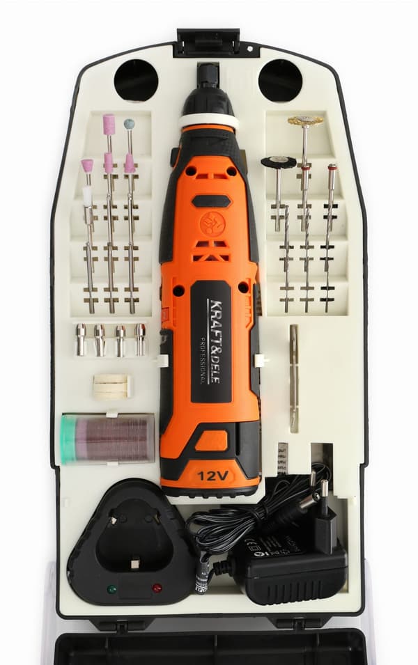 MINI HIOMAKONE 12V + VARUSTEET KD1669