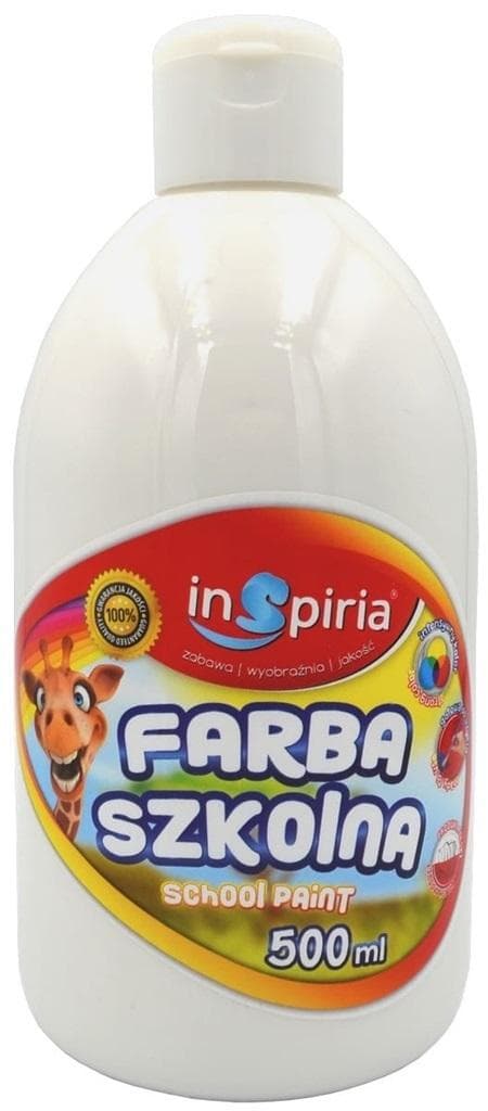 Hvid skolemaling 500ml