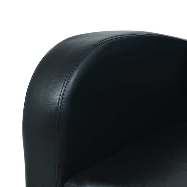 vidaXL 2-personers sofa, kunstlæder, sort