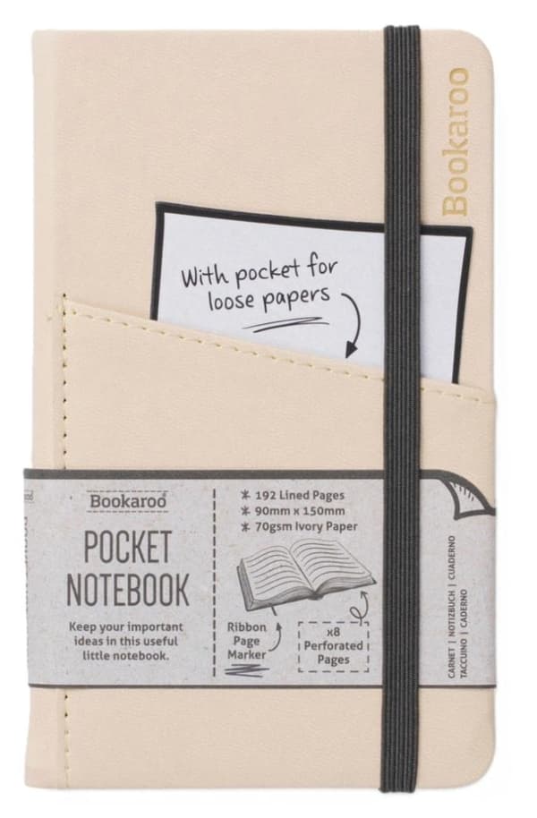 Bookaroo Notebook Journal Lomme A6 - Creme
