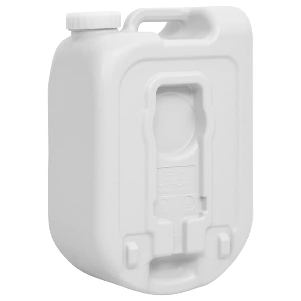 vidaXL Matkavesisäiliö adapterilla 24 l harmaa