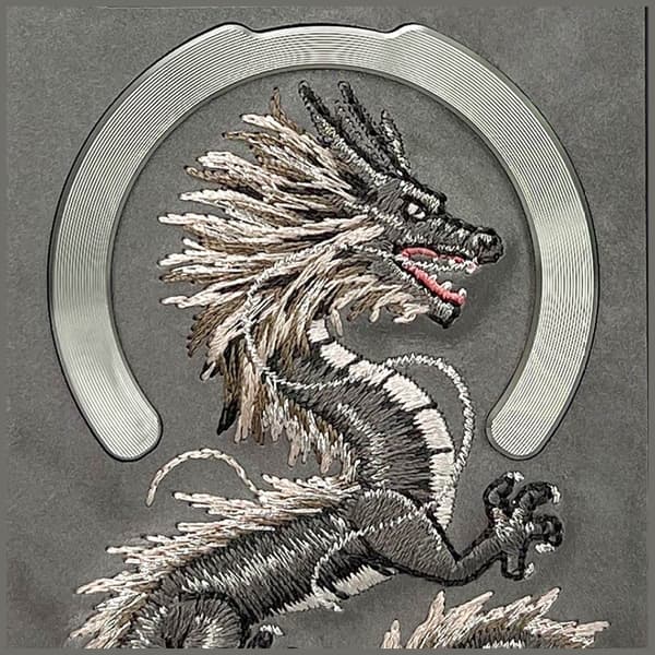 Nimmy Dragon MagSafe-etui til iPhone 16 Pro, grå