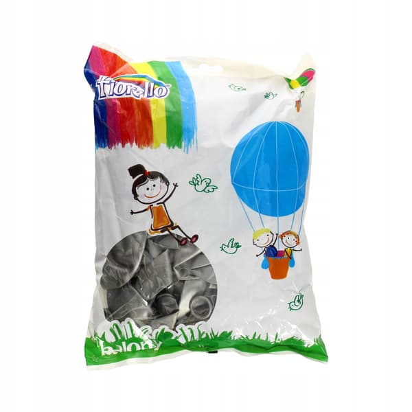 BALLONG 12 METALL (100) SILVER FIORELLO 4741