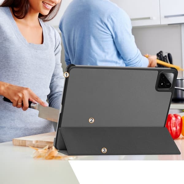 Etui til Xiaomi Pad 8 / 8 Pro / 7 / 7 Pro, Smartcase, grå