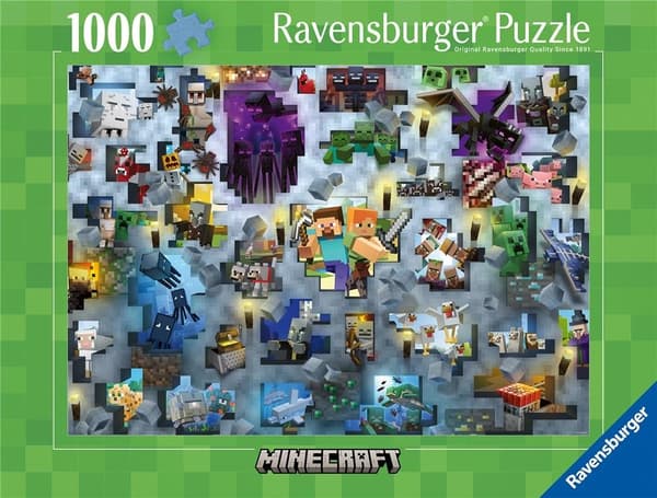Puslespil 1000 Udfordring. Minecraft