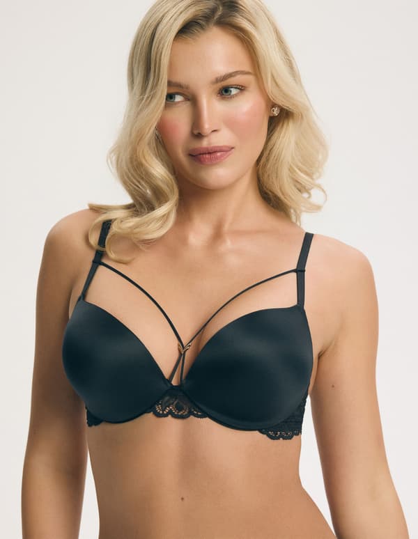 AURORA Esotiq super push-up bh | sort 70D
