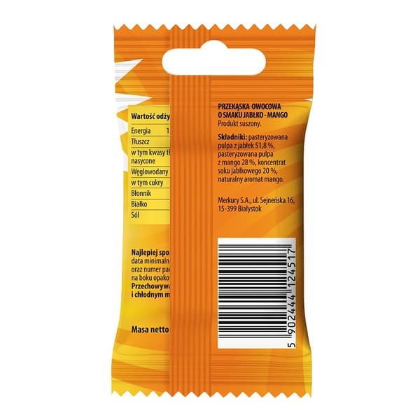 Bunny Ninja Äpple Mango Fruktsnacks - 15 g