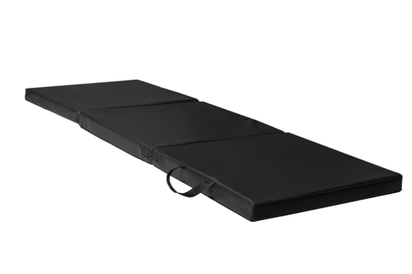 Gymnastikmåtte, måtte - 180x60x6 sort - muvv