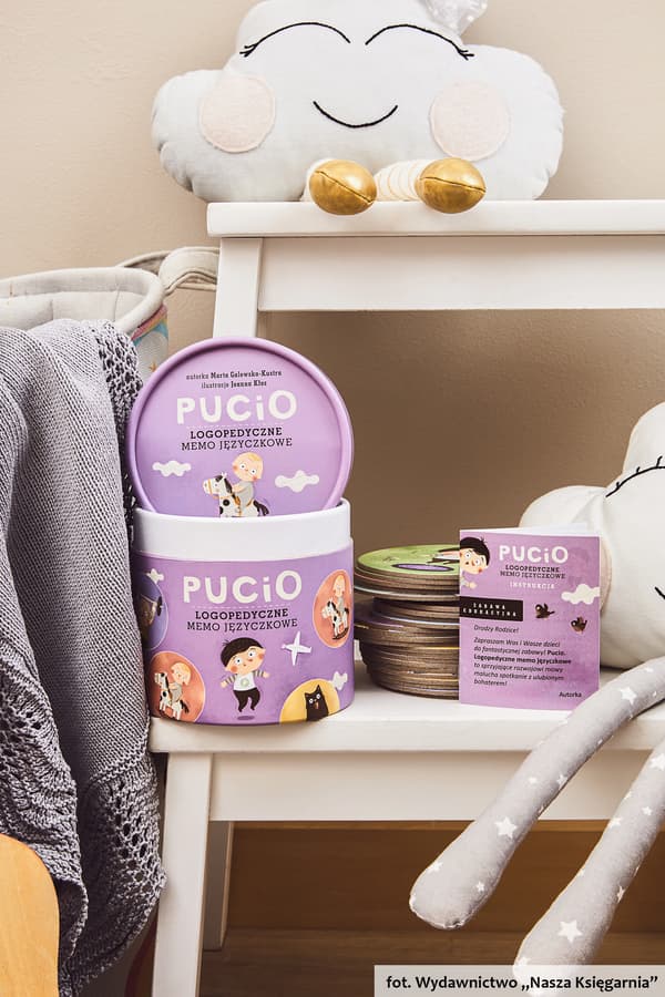 Pucio. Logopedmemo. Brädspel. Vår bokhandel.