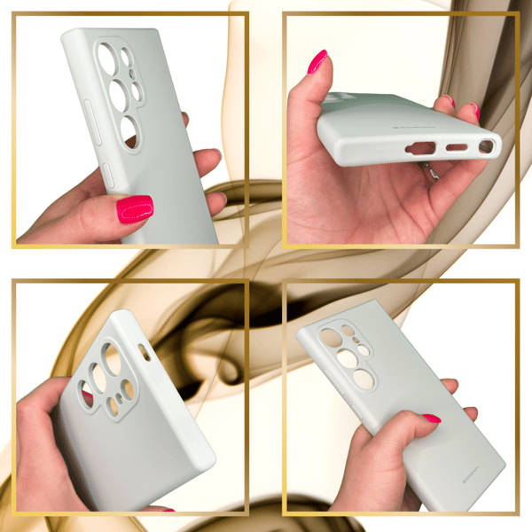Mercury Silikone Etui til Samsung Galaxy S24 Ultra, Sten