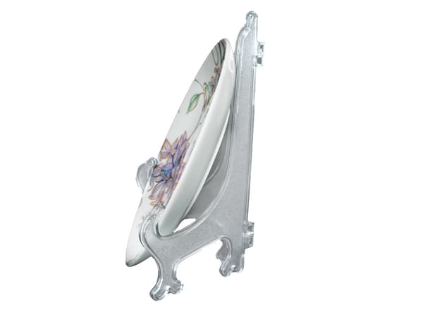 Tallerkenholder (transparent) - 15 cm