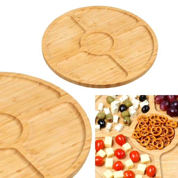 Bambus snackbakke 35 cm