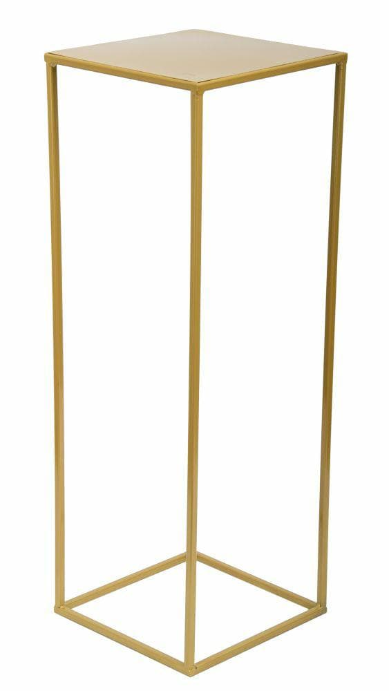 Gyllene modernt stående blomsterställ 70cm