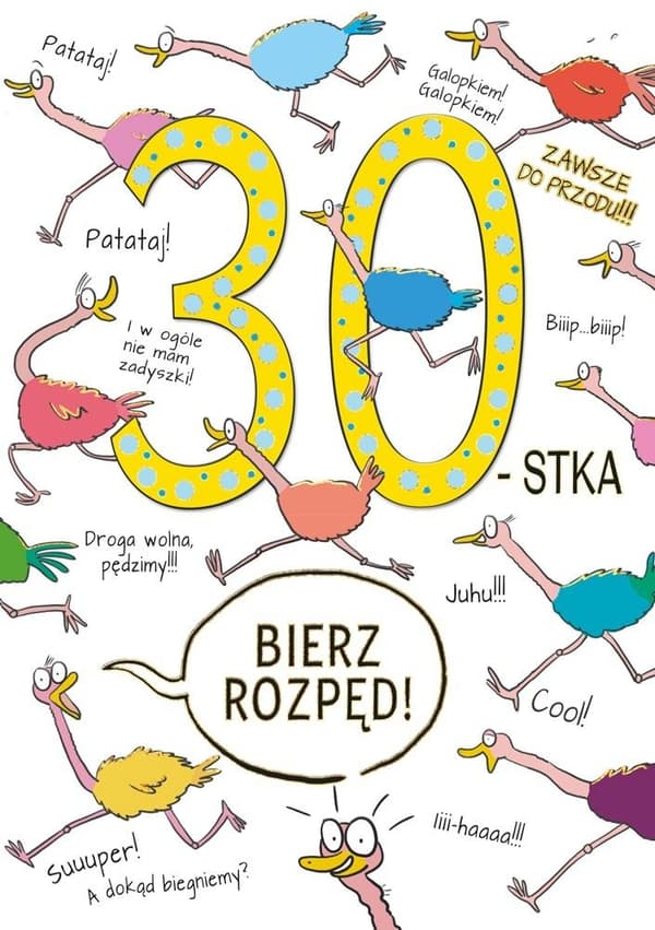 A5-kort til 30-års fødselsdag