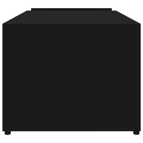 vidaXL sofabord, sort, 90x45x35 cm, spånplade
