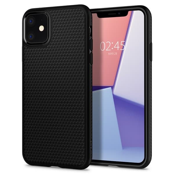 Spigen Liquid Air-cover til iPhone 11 i matsort