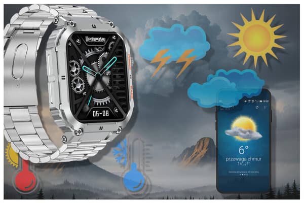 Herre smartwatch Gravity GT6-7 - opkald, søvnmonitor (sg020g)