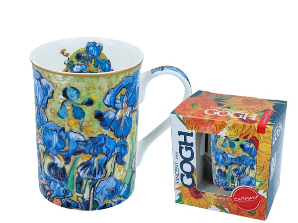 Klassisk ny mugg - V. van Gogh, Irisar (CARMANI)