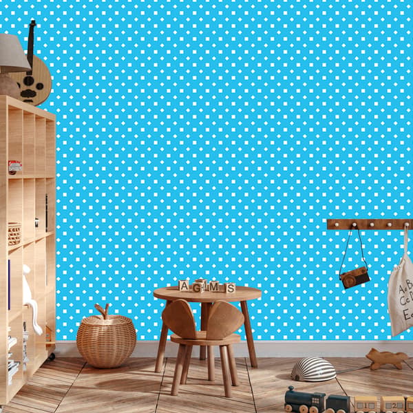 Azure ja Azure Dots -tapetti, Soft Forms 50x1000 cm