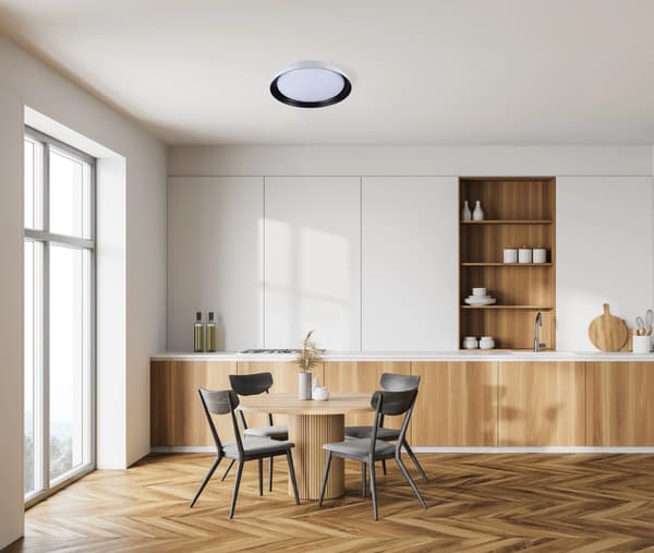 LED loftlampe NIFU 17,8W neutral sort Kanlux