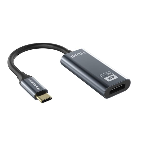 USB-C - HDMI 4K 60Hz -sovitin - musta