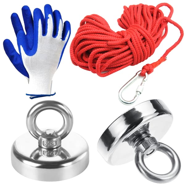 Neodymmagnet 75 kg 48x11 mm set