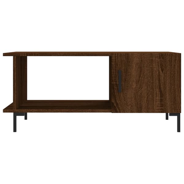 vidaXL sofabord brunt egetræ 90x50x40 cm