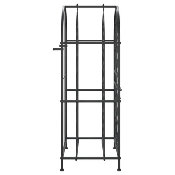 vidaXL 33 pulloteline musta 45x36x100 cm takorauta