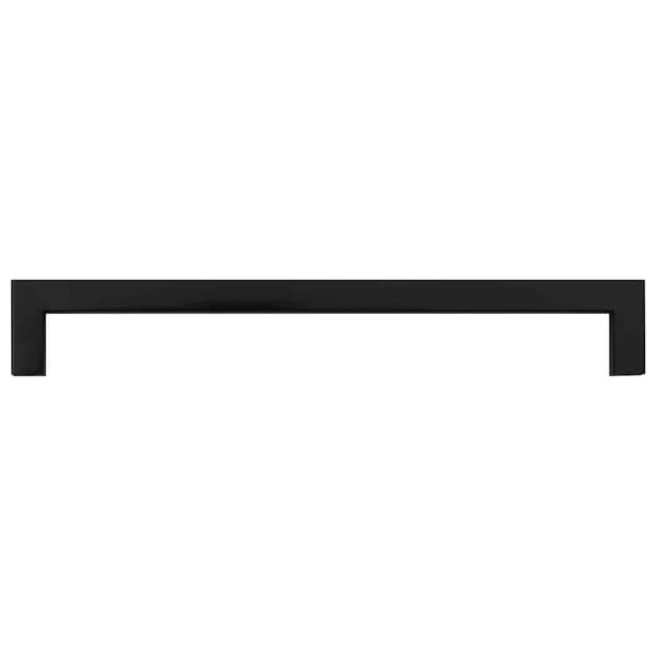 vidaXL skabsgreb, 5 stk., sort, 224 mm, rustfrit stål