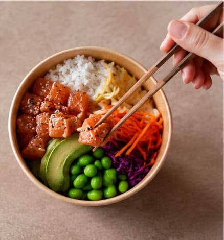 Sushi-spisepinde af forkullede bambus 4,5 mm x 21 cm - 100 stk.